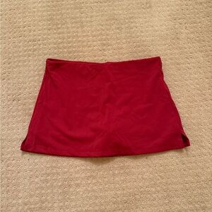 Red Women's Skirt